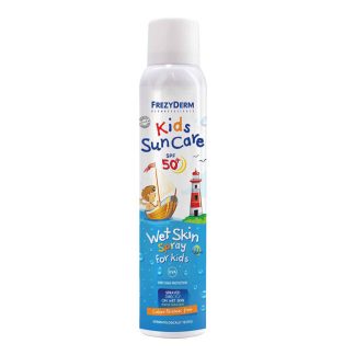 frezyderm kids sun care SPF 50+ wet skin spray