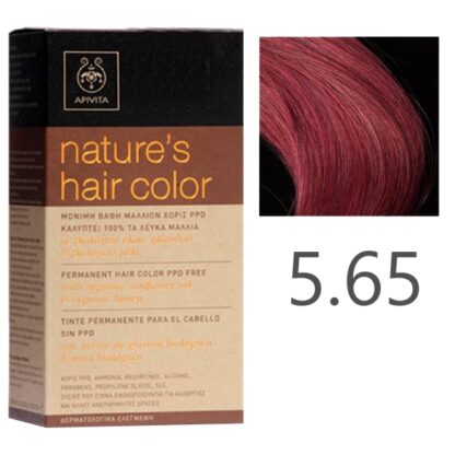 APIVITA nature's hair color, Νο 5.65