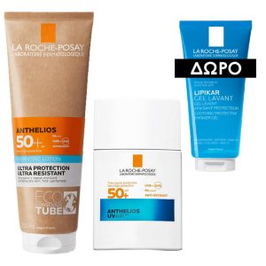 '- ΠΡΟΣΦΟΡΑ - LA ROCHE-POSAY anthelios lotion SPF 50 + UVair SPF 50 + ΔΩΡΟ gel lavant