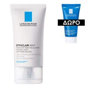 LA ROCHE-POSAY - effaclar mat, 40ml, ενυδατική & σμηγματορρυθμιστική φροντίδα